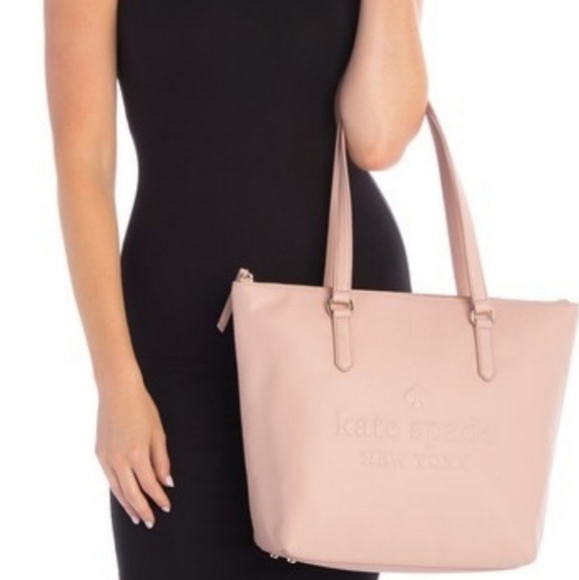 ⚠️LAST ONE⚠️Kate Spade Sienne Logo Large Tote Pink - Picture 4 of 5